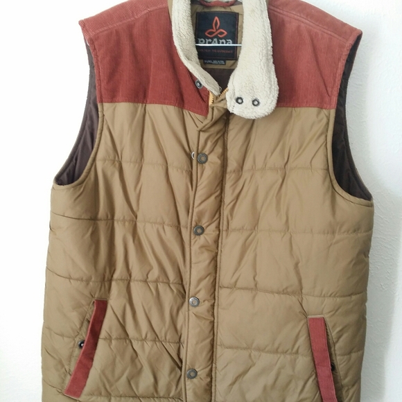 Prana Other - Prana Puffer Vest Mens Button Down